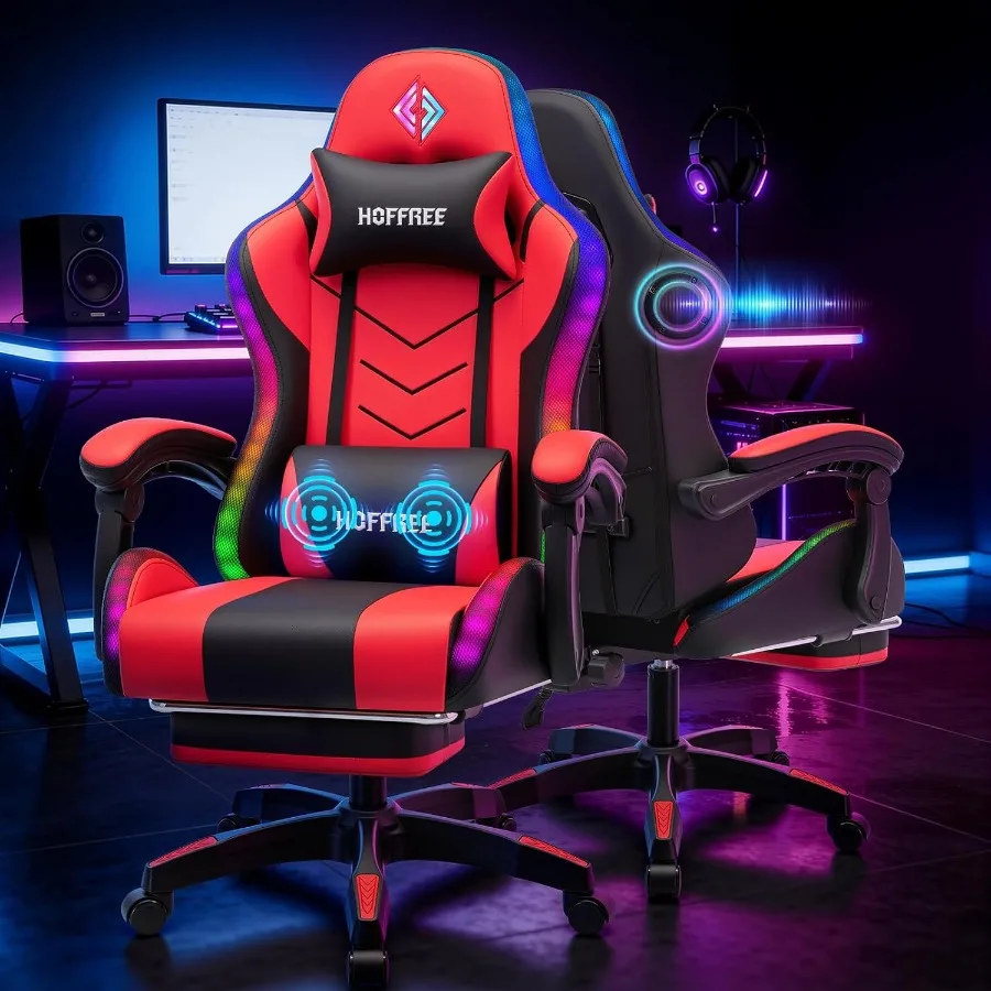 Speakers - كرسي ألعاب RGB مزود بمكبرات صوت