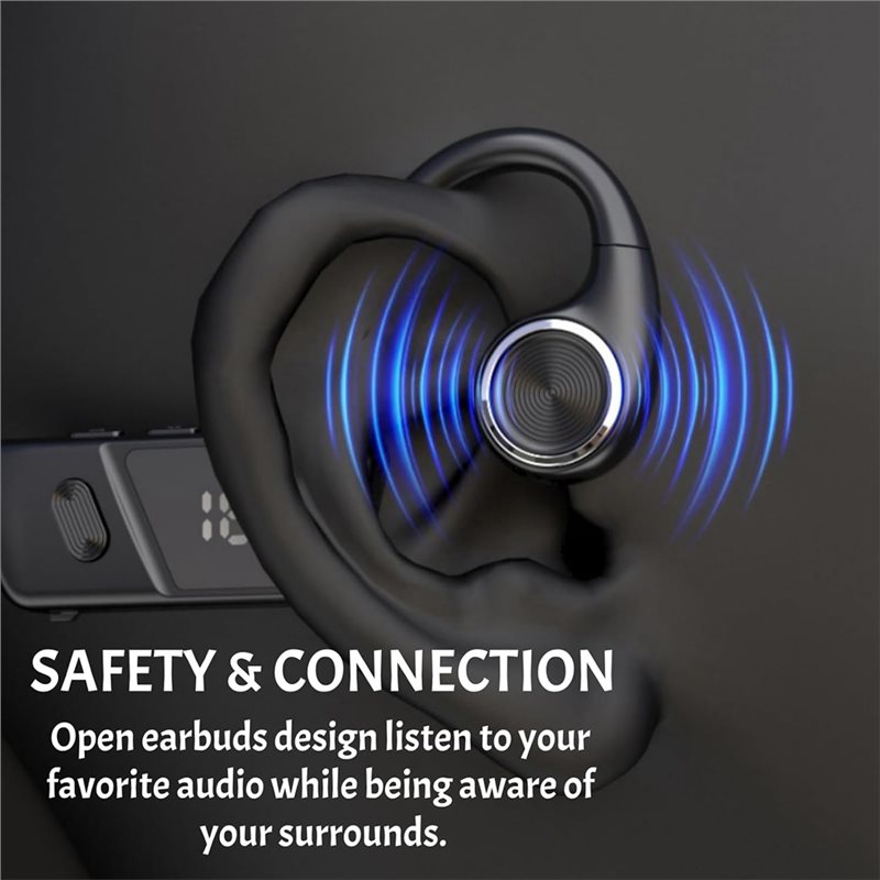 سماعات رأس بتقنية التوصيل العظ - مراجعة Bone Conduction Running Headphones وسعره